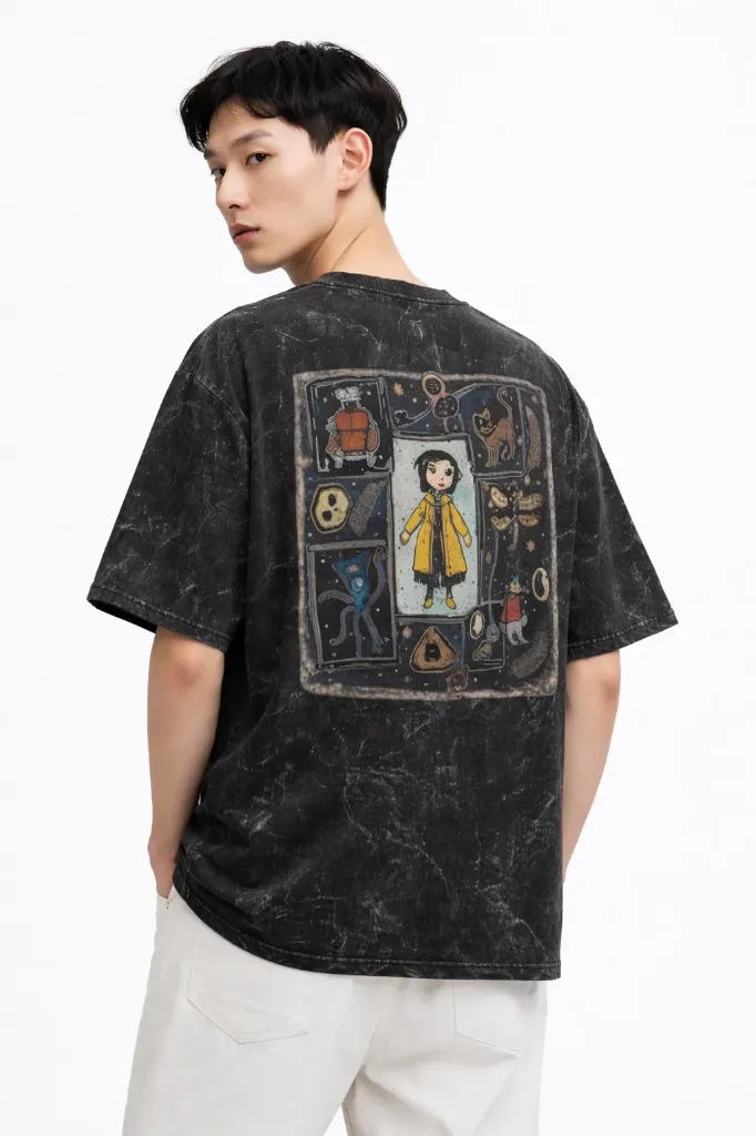 acid washed oversized tee (XS)